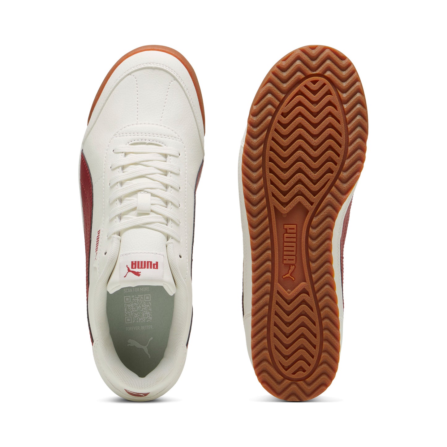 PUMA Turino II - Warm White/Intense Red/Gum