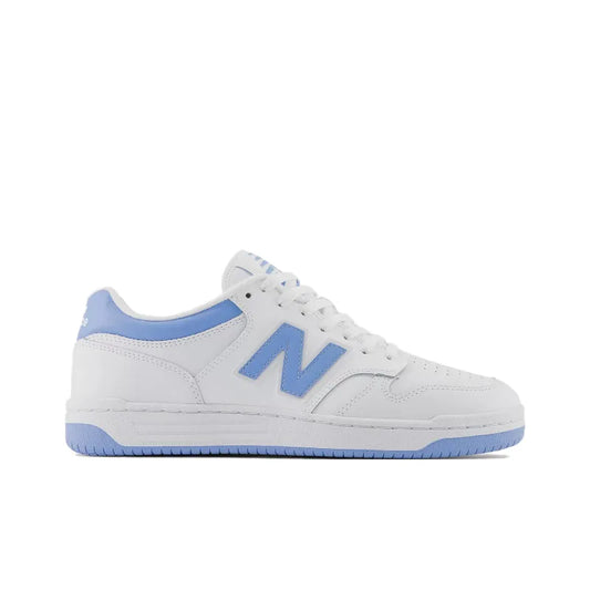 New Balance 480 'UNC' - White/Team Carolina/Light Aluminum - The Omocha Story