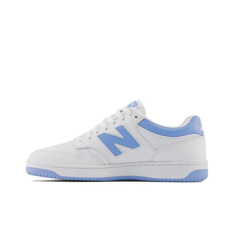 New Balance 480 'UNC' - White/Team Carolina/Light Aluminum - The Omocha Story