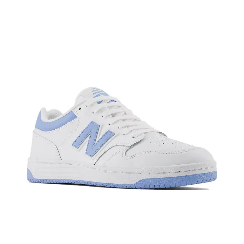 New Balance 480 'UNC' - White/Team Carolina/Light Aluminum - The Omocha Story